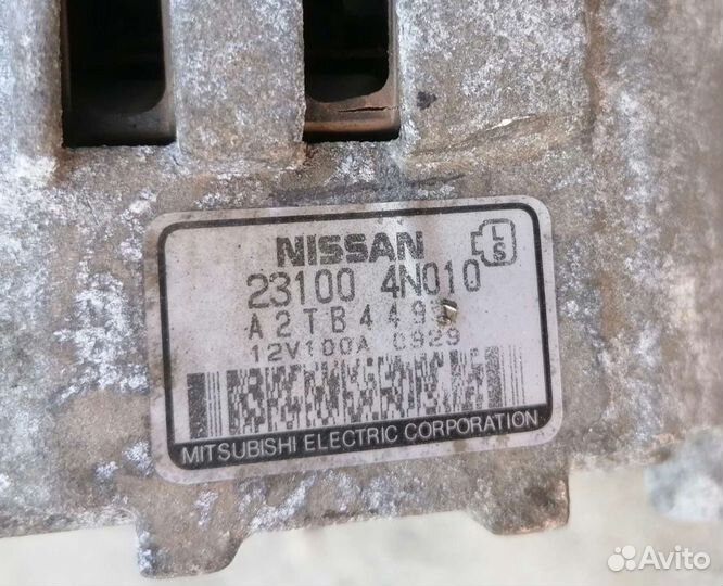 Генератор Nissan sr20de 100A