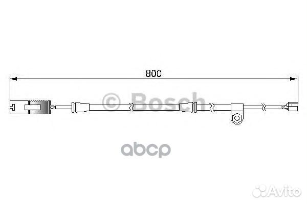 Датчик износа колодок 1987474945 1987474945 Bosch