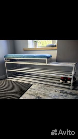 Банкетка в прихожую лофт