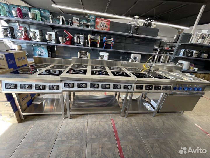 Индукционная плита 2-4-6 конфорок