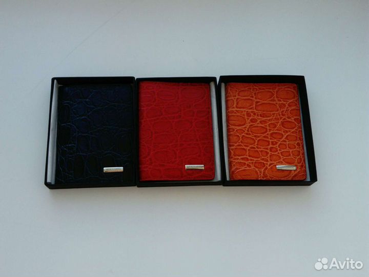 Обложка на паспорт натуральная Кожа neri karra