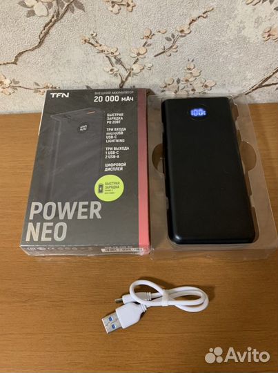 Внешний аккумулятор TFN power NEO 20000 мАч