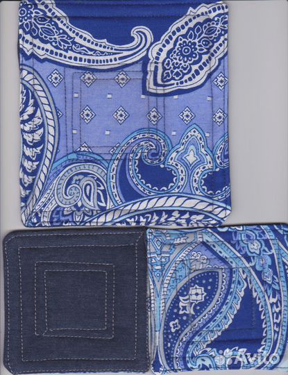 Комплект из подставок и салфетки 