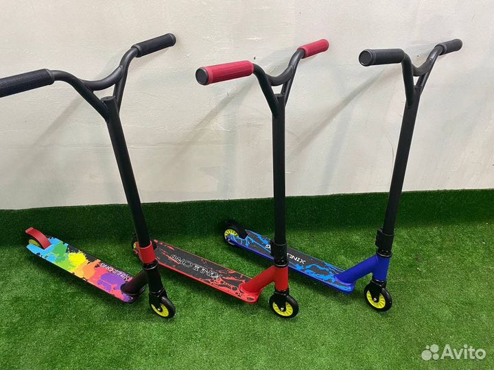 Трюковой самокат новый