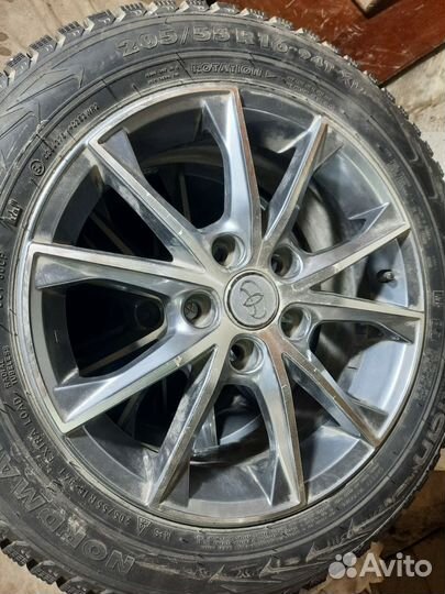 Зима Toyota R16 5*114.3 Реплика 205/55 Nokian