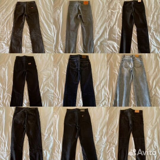 Джинсы Levis, Wrangler, Guess, Monki, H.I.S