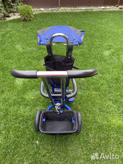 Детский велосипед трехколесный с родит. ручкой