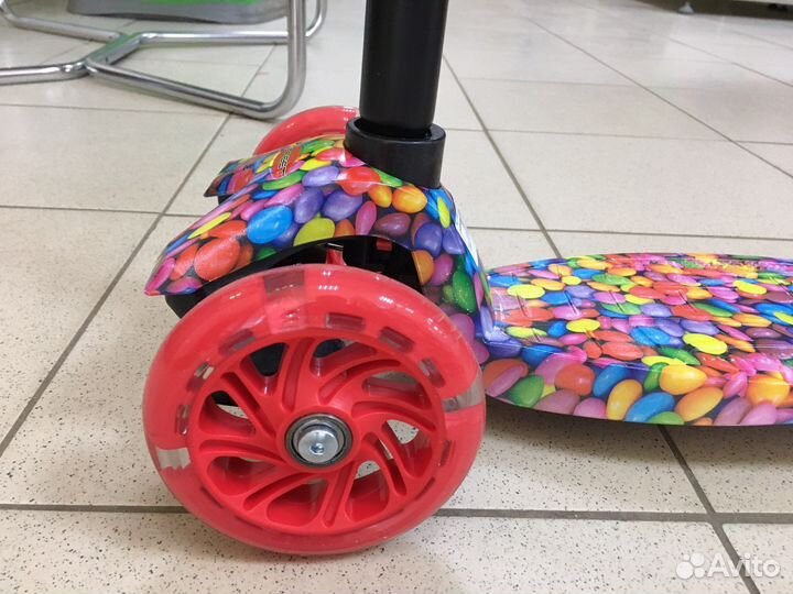 Самокат детский трехколесный цвет в ассорти