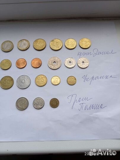 Монеты разных стран