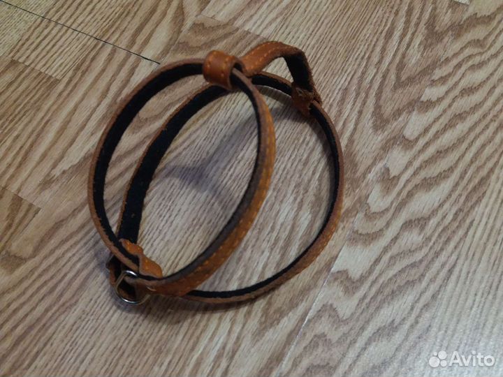 Шлейка из натуральной кожи для маленькой собаки