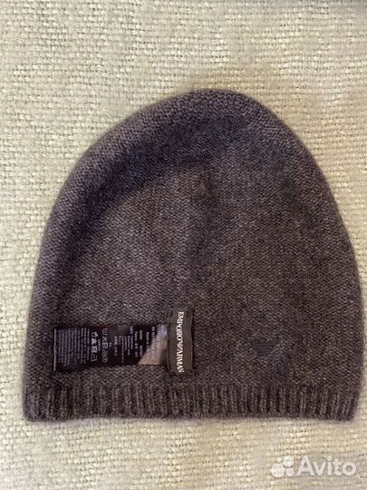 Emporio armani шапка унисекс оригинал кашемир