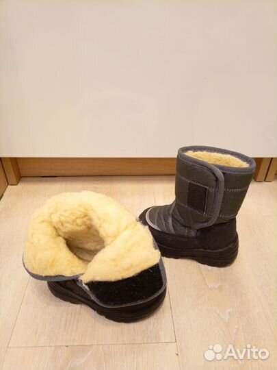 Ботинки зимние на мальчика 22-23 размер