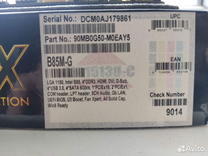 Комплект материнской платы 1150 с процессором+16гб