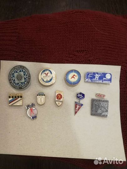 Значки биатлон