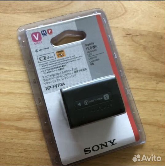 Аккумулятор Sony NP-FV70A