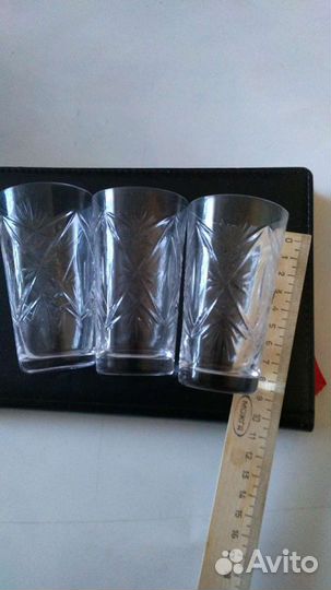 Стопка большая хрусталь 12шт