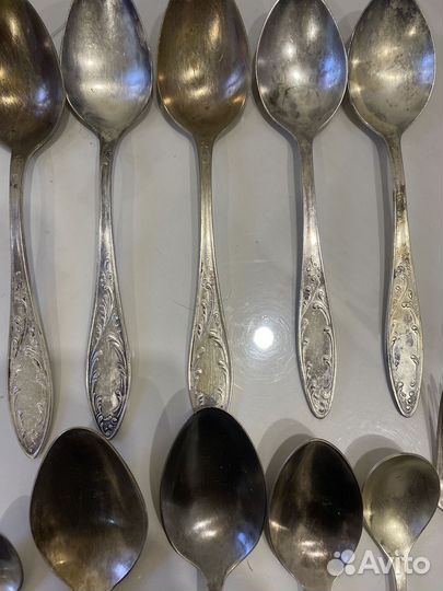 Столовые приборы СССР мельхиор, мнц