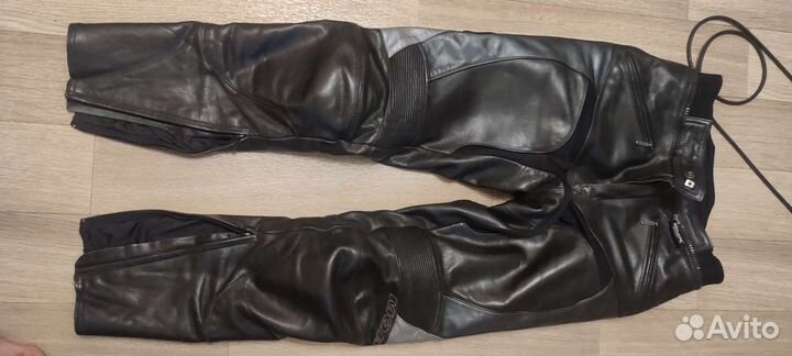 Мотоштаны кожаные мужские