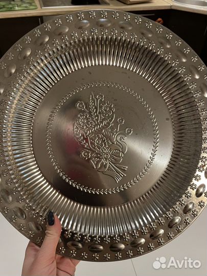 Поднос металлический