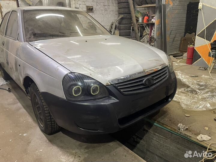 Фары LADA priora с линзами и ангельскими глазками