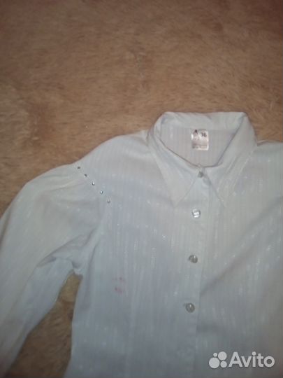 Блузки школьные на девочку 8-12лет