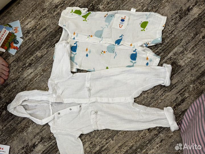 Летние вещи пакетом на мальчика 74 80