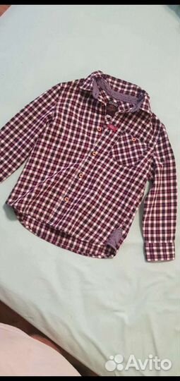 Детские рубашки на мальчика 4-5 лет. 4 штуки