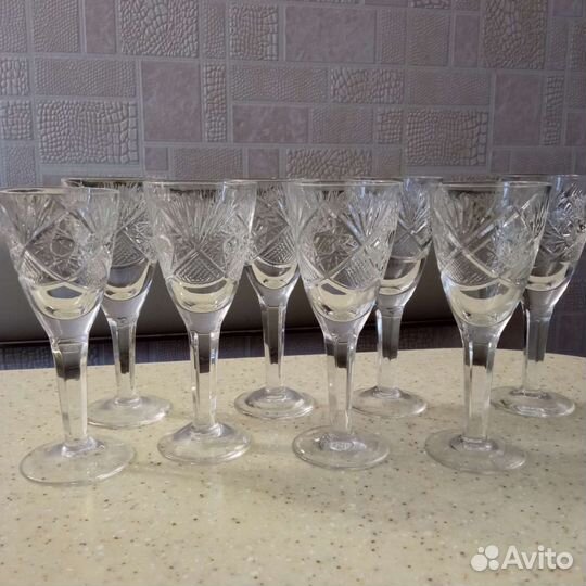 Рюмки на ножке хрусталь СССР