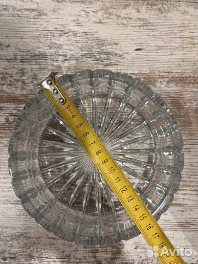 Салатник хрустальный