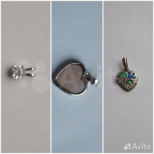 Подвеска серебро