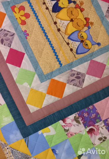 Лоскутное одеяло детское новое