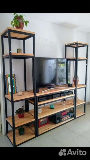 Тумбы под телевизор в стиле лофт