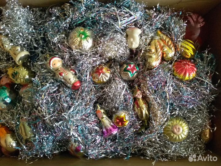 Ёлочные игрушки СССР
