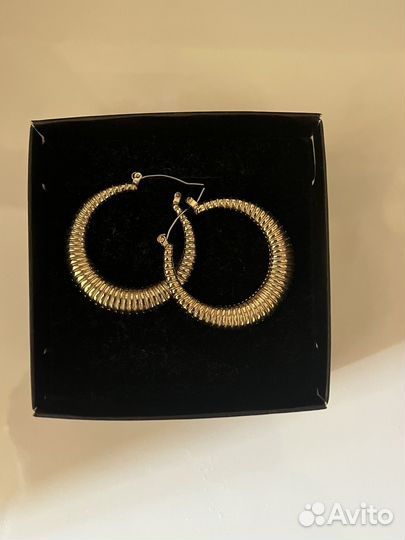 Серьги кольца бижутерия