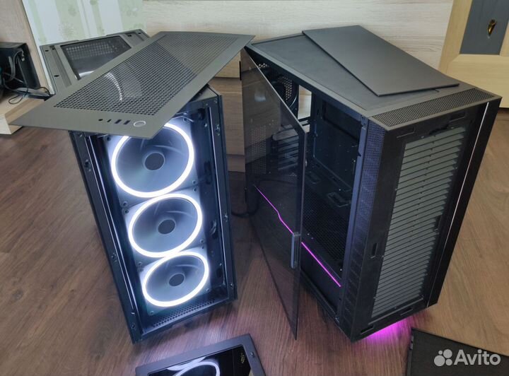 Корпус MSI MPG quietude 100S, nzxt H7 elite