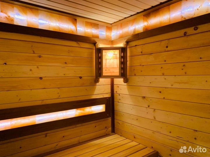 Светильник из гималайской соли для бани