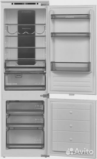Холодильник Maunfeld MBF177nfwhgr 2-хкамерн. (ка-00021758)