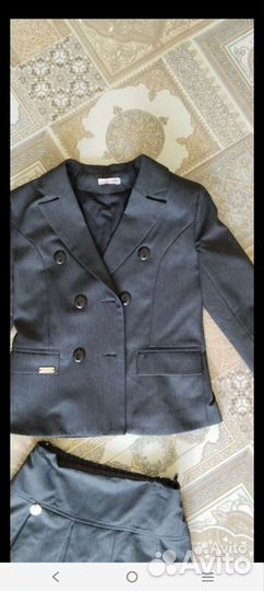 Школьная форма для девочки серая 140