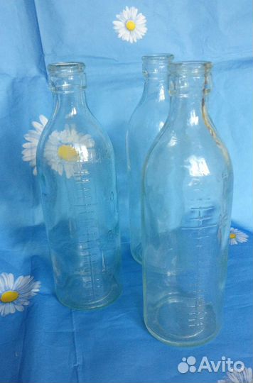 Бутылочки для кормления, стеклянные