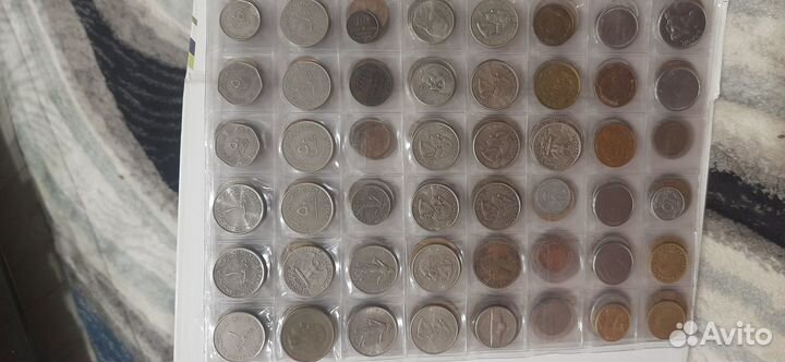 Коллекция иностранных монет 368шт. цена за все