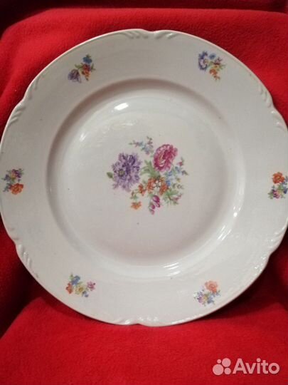 Большая советская тарелка, большое блюдо