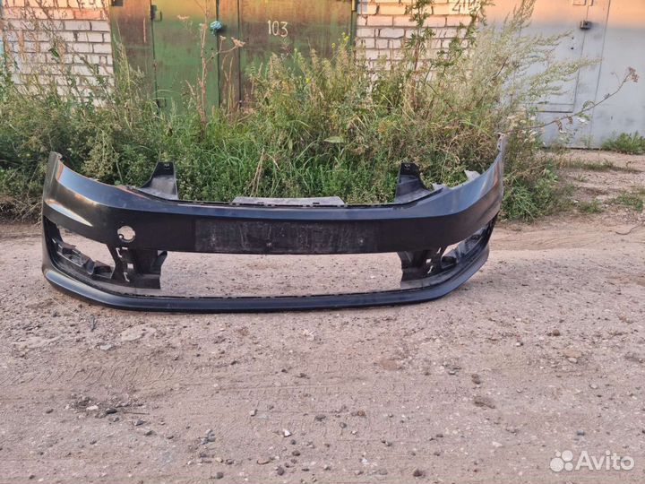Передний бампер на polo