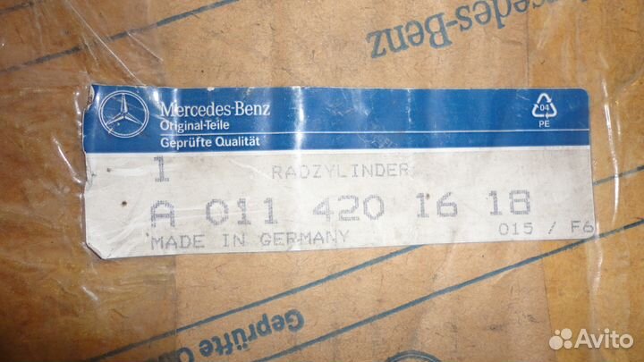 Колесный тормозной цилиндр Мерс. А 011 420 16 18