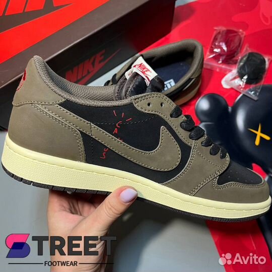 Кроссовки Nike Air Jordan 1 Travis Scott Mocha