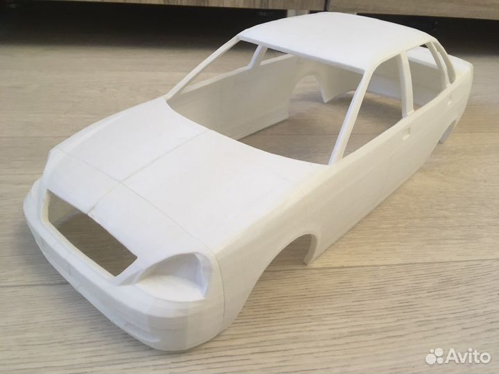 Кузов RC Drift Приора 1:10