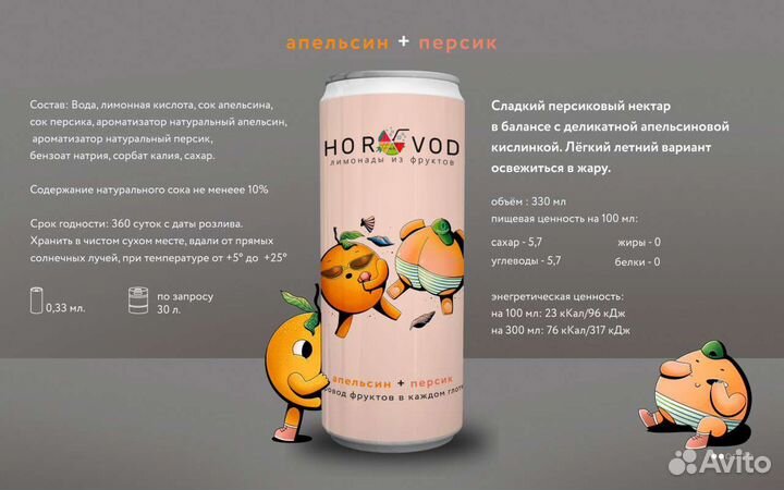 Контрактное производство лимонадов