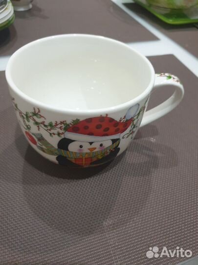 Супница/салатница с ручкой