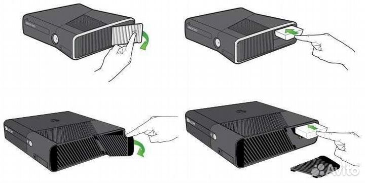 Корпус для hdd xbox 360 slim/E новый