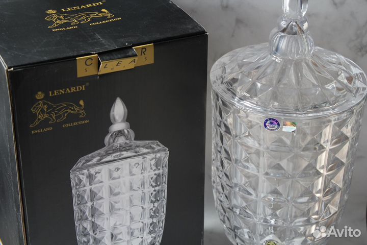 Лимонадник с краном Lenardi, стекло, 4,5л