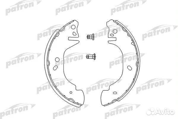 Patron PSP542 Комплект тормозных колодок